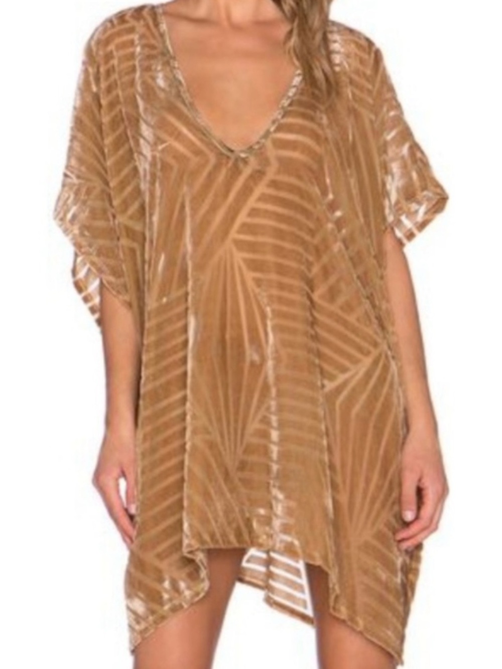The Ldrs Burnout Velvet Tunic